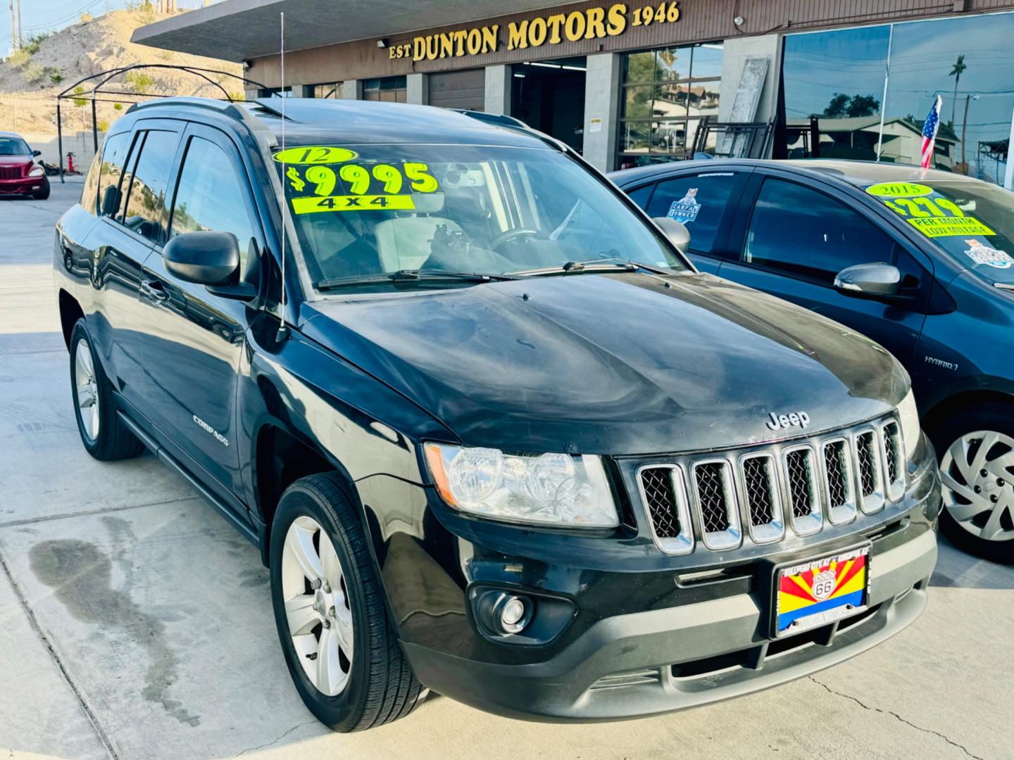 2012 Black Jeep Compass (1C4NJDEB2CD) , located at 2190 Hwy 95, Bullhead City, AZ, 86442, (928) 704-0060, 0.000000, 0.000000 - Photo#1